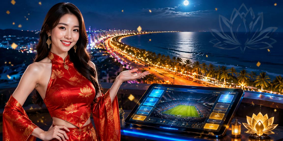 Khung cảnh giải trí điện tử và cá cược tại bãi biển Mũi Né